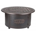 Fire Sense Dynasty Round Cast Aluminum LPG Fire Pit (62262) Fire Sense Dynasty Round Cast Aluminum LPG Fire Pit (62262)