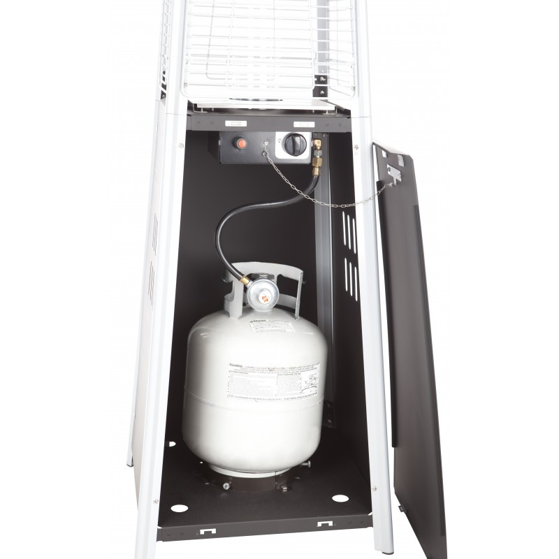 Fire Sense Coronado Brushed Bronze Pyramid Flame Patio Heater (62263)