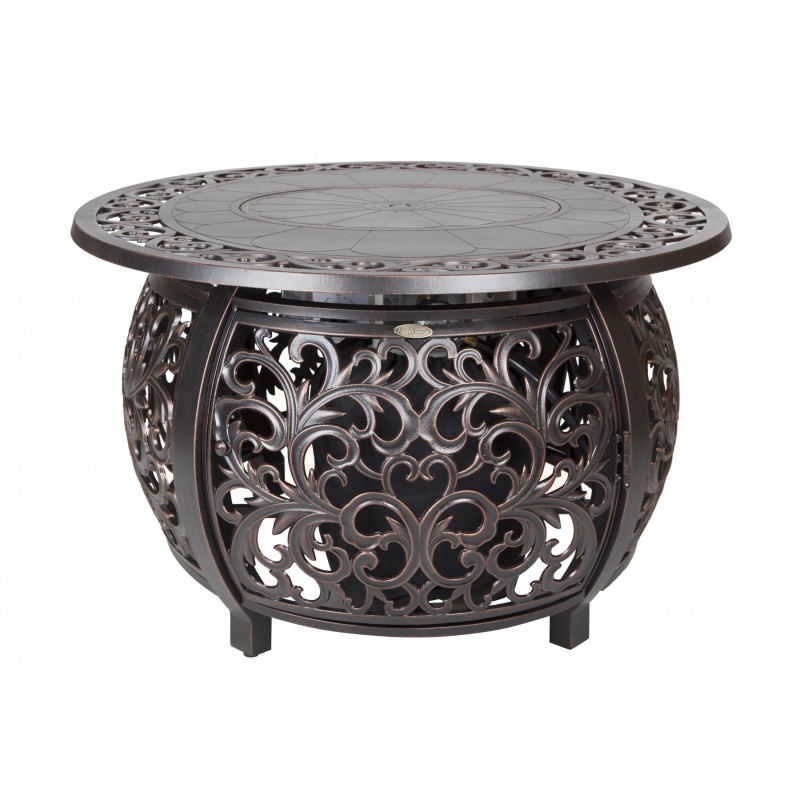Fire Sense Toulon Oval Cast Aluminum LPG Fire Pit (62198)