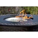 Fire Sense Bellante Woven Cast Aluminum LPG Fire Pit (62195)