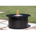 Fire Sense Bellante Woven Cast Aluminum LPG Fire Pit (62195)