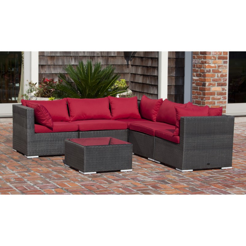 Fire Sense Sino Wicker Sofa Set (62173)
