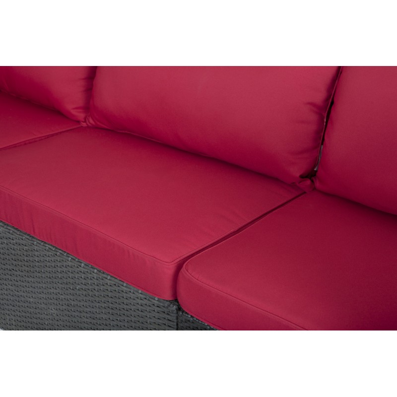 Patio Sense Sino Wicker Sofa Set (62173)