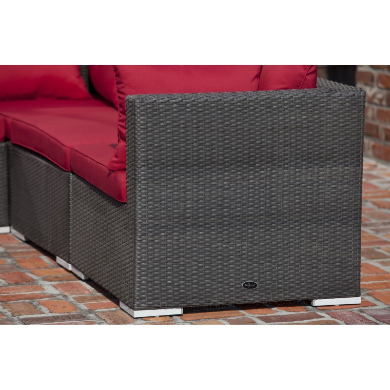 Patio Sense Sino Wicker Sofa Set (62173)