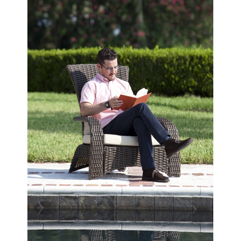 Patio  Sense Deluxe Coconino Wicker Chair (62172)