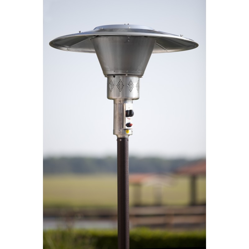 Fire Sense Hammered Bronze Prime Round Patio Heater (62211)