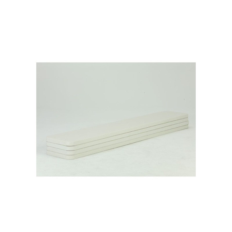 Lifetime Commercial Folding 8 ft Seminar Table 5 Pack (White Granite) 580177