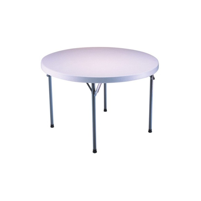Lifetime 46 in. Commercial Round Plastic Folding Table 12 Pack (White) 2960