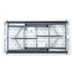 Lifetime 4 ft. Commercial Plastic Folding Utility Tables 20 Pack (White) 2950
