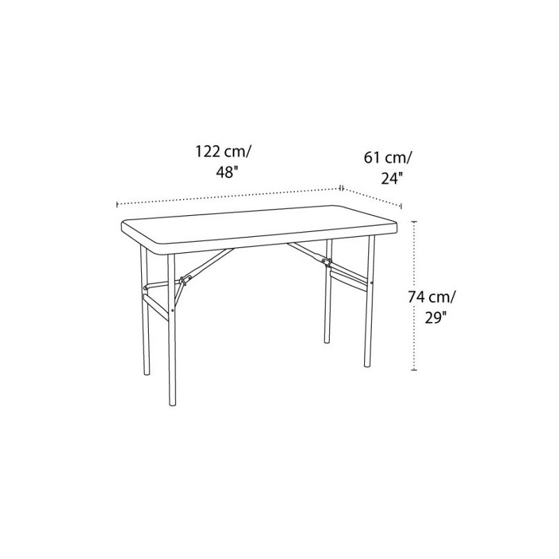 Lifetime 4 ft. Commercial Plastic Folding Utility Tables 20 Pack (White) 2950 Lifetime 4 ft. Commercial Plastic Folding Utility Tables 20 Pack (White) 2950