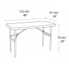 Lifetime 4 ft. Commercial Plastic Folding Utility Tables 20 Pack (White) 2950 Lifetime 4 ft. Commercial Plastic Folding Utility Tables 20 Pack (White) 2950