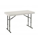 Lifetime 4 ft. Commercial Adjustable Height Folding Table 15 Pack (Almond) 880161 Lifetime 4 ft. Commercial Adjustable Height Folding Table 15 Pack (Almond) 880161