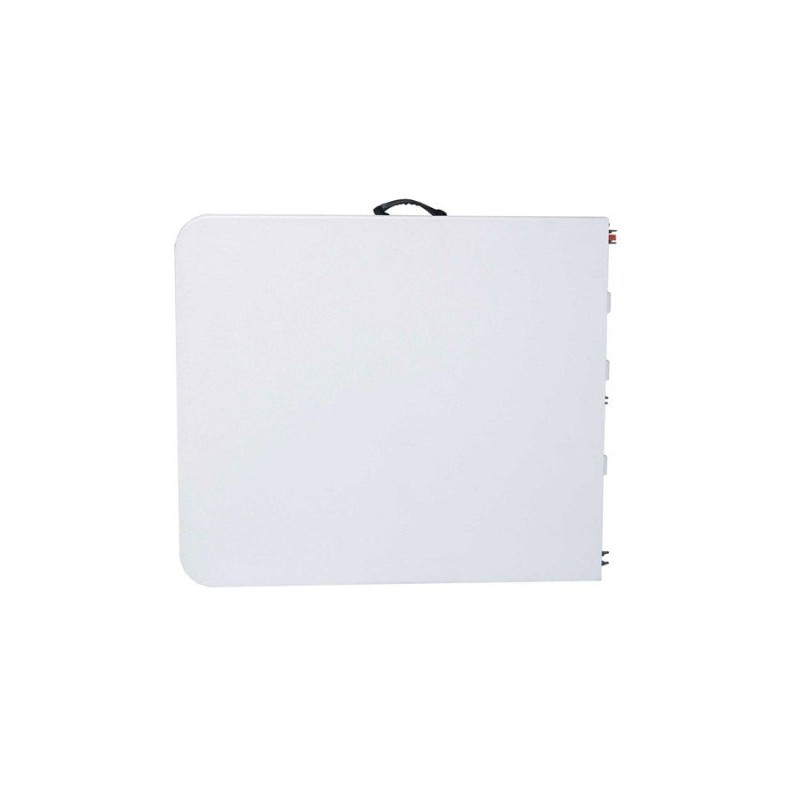 Lifetime 6 ft. Light Commercial Fold-In-Half Table with Handle 14 Pack (Pearl White) 5011