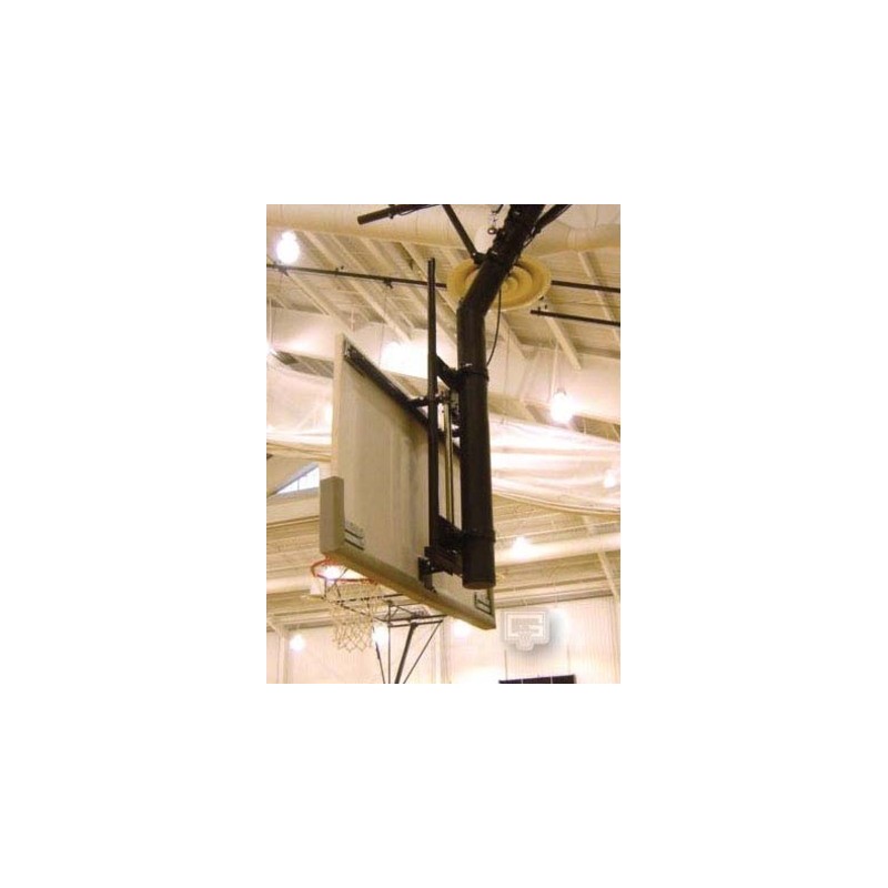 Gared Manual Adjust-a-Goal Height Adjuster for 6-5/8" Diameter Single Post for Rectangular Backboard with 63" x 36" Mounting
