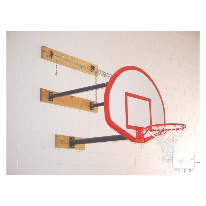 Gared Three-Point Wall Mount Series, 3-4' Extension, Rectangular Board (2350-3044)
