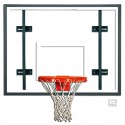 Gared 42" x 54" Auxiliary Glass Backboard with Steel Frame (3050RG)