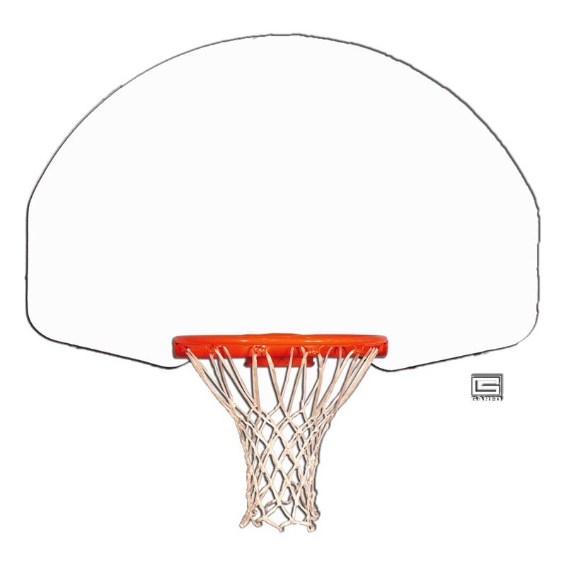 Gared 35” x 54” Rear Mount Steel Fan-Shape Backboard, only compatiable with 66T, 266 & 6600 Rims (1266)