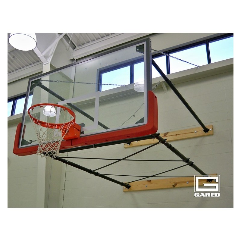 Gared Four-Point Wall Mount Series, 4-6' Extension, Rectangular Board (2300-4064) 