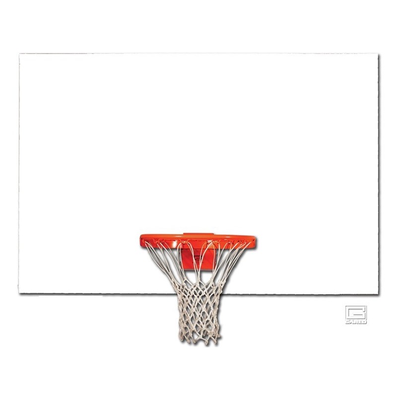 Gared 48” x 72” White Steel Rectangular Backboard (1270)