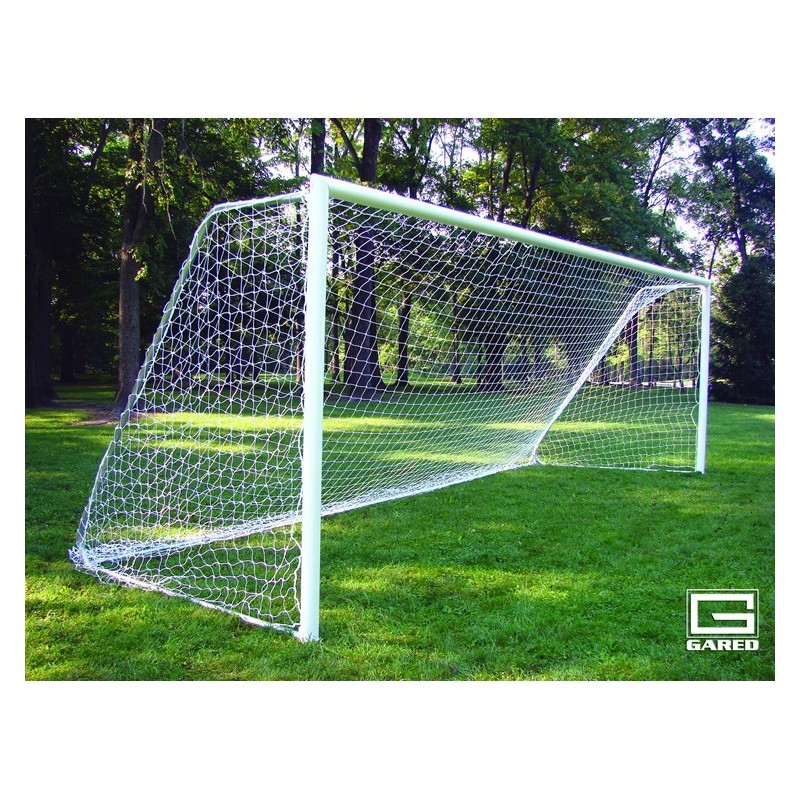 Gared All-Star II Touchline™ Soccer Goal, 7' x 21', Permanent, Round Frame (SG32721)