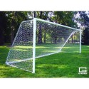 Gared All-Star II Touchline™ Soccer Goal, 6 1/2' x 18', Permanent, Round Frame (SG32618)