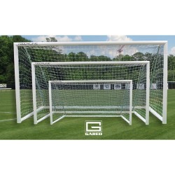Gared Touchline Striker™ Soccer Goal, 6' x 12', Semi-Permanent, Square Frame (SG14612S)
