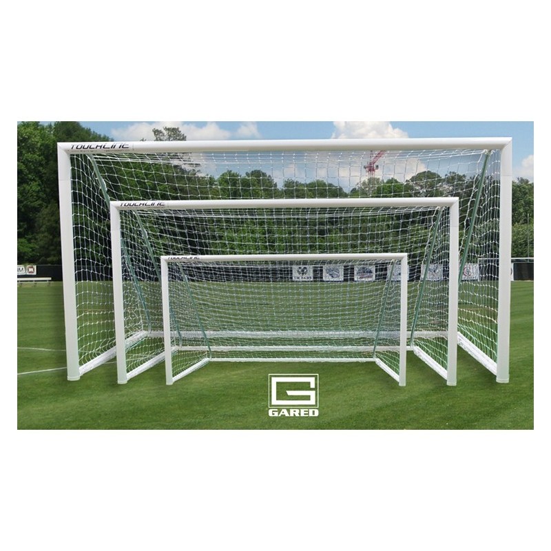 Gared Touchline Striker™ Soccer Goal, 6' x 12', Semi-Permanent, Square Frame (SG14612S)