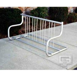 Gared 5' Traditional Double-Sided Bike Rack, 8 Bikes (BRT-5D)