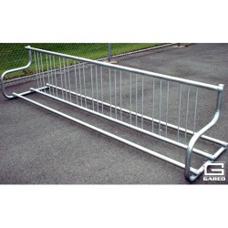 Gared  10' Traditional Double-Sided Bike Rack, 18 Bikes (BRT-10D)