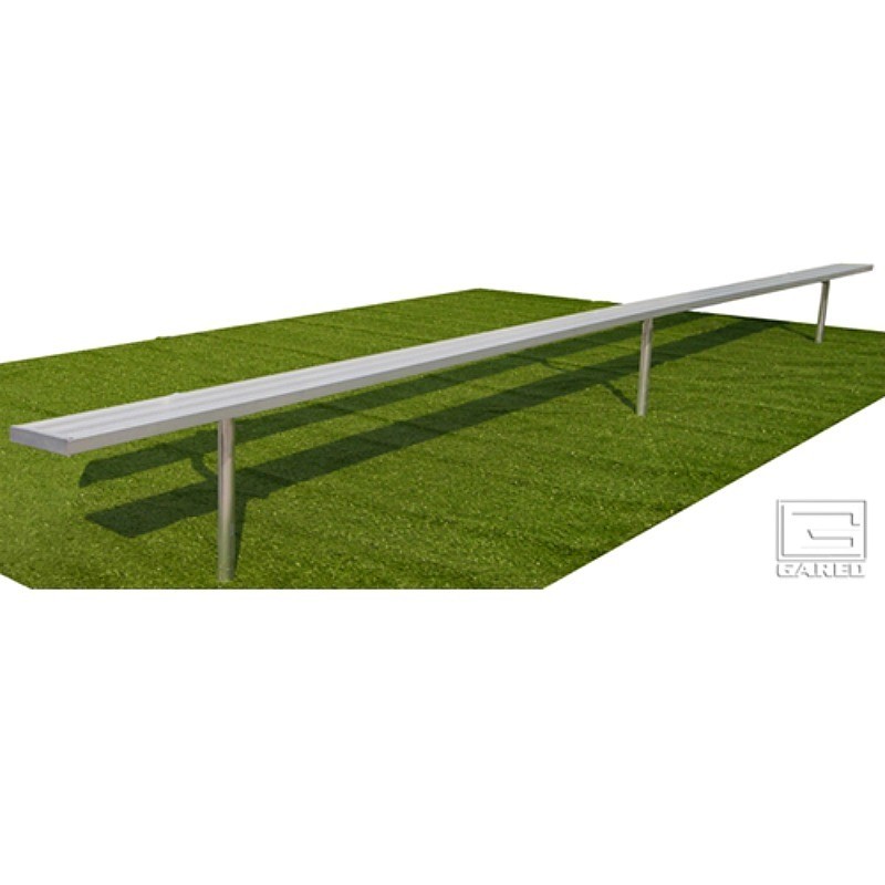 Gared 7' 6" Spectator™ Bench without Back, Inground (BE08IG)