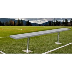 Gared 7' 6" Spectator™ Bench without Back, Surface Mount (BE08SM)