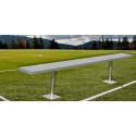 Gared 7' 6" Spectator™ Bench without Back, Surface Mount (BE08SM)