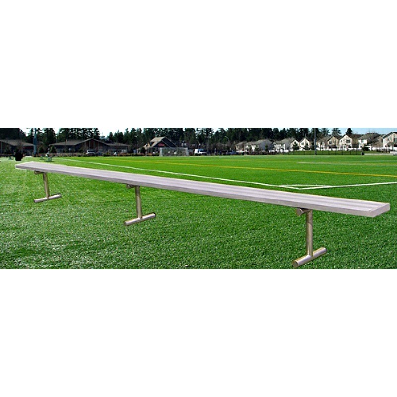 Gared 7' 6" Spectator Bench without Back, Portable (BE08PT)