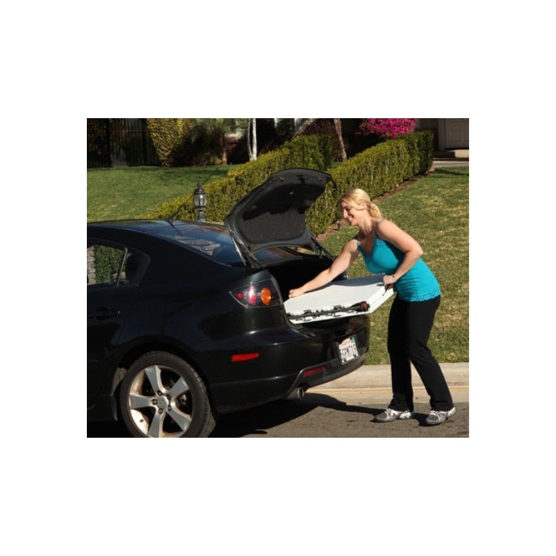 Lifetime 5 ft. Light Commercial Fold-In-Half Tables with Handle 14 Pack (White) 4534