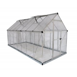 Palram 6x14 Hybrid Hobby Greenhouse - Silver (HG5514)