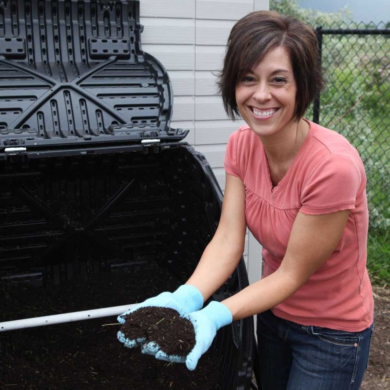 Lifetime 80 gal. Compost Tumbler with How To Compost DVD - 60058