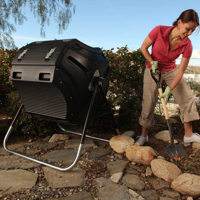 Lifetime 80 gal. Compost Tumbler with How To Compost DVD - 60058