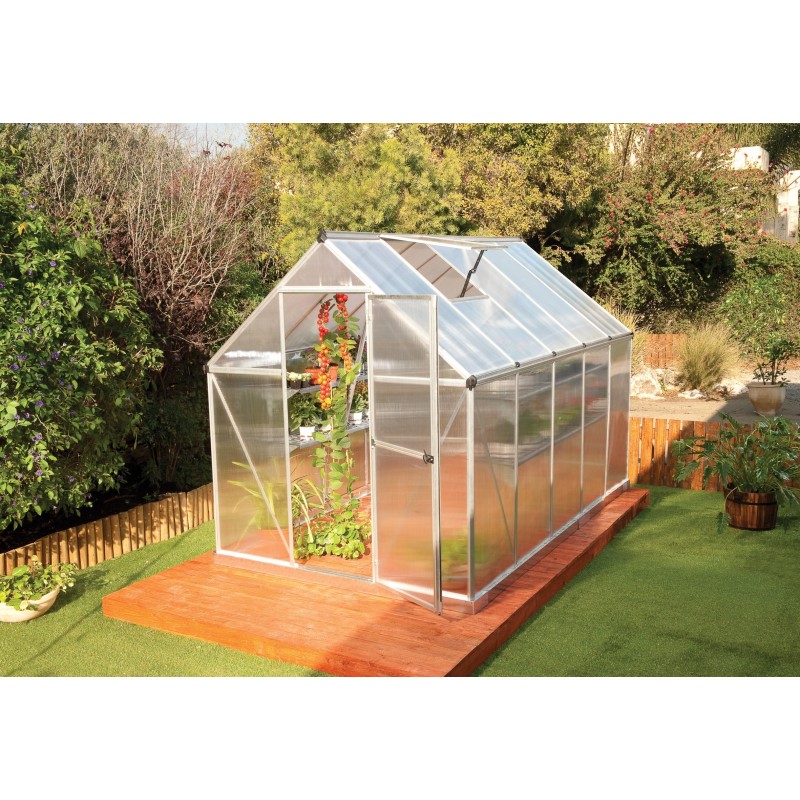 Palram - Canopia Mythos 6x10 Hobby Greenhouse - Silver (HG5010)