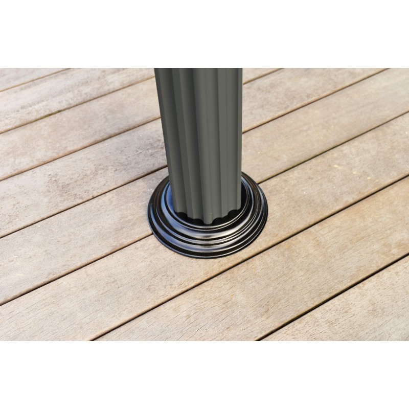 Palram - Canopia 14x12 Roma Garden Gazebo - Gray (HG9180)