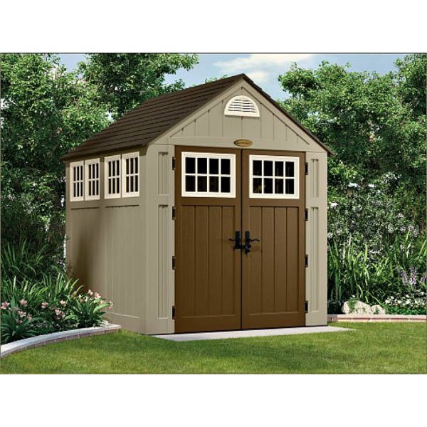 Suncast 7x7 Alpine Storage Shed w/ Floor (BMS7775D)