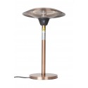 Fire Sense Cimarron Brushed Copper Table Top Halogen Patio Heater (62217)
