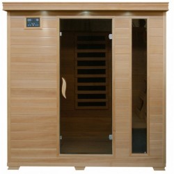 Blue Wave Heat Wave Monticello - Hemlock 4 Person FAR Infrared Sauna With Carbon Heaters (SA2418)