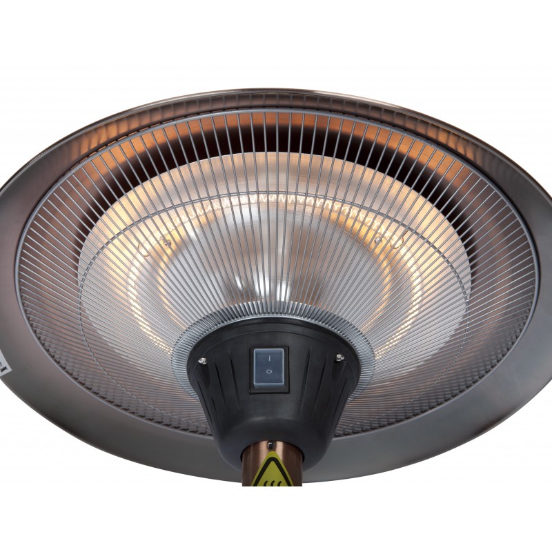 Fire Sense Frisco Brushed Copper Haloge Patio Heater (62220)