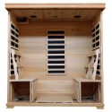 Monticello - Hemlock 4 Person FAR Infrared Sauna With Carbon Heaters