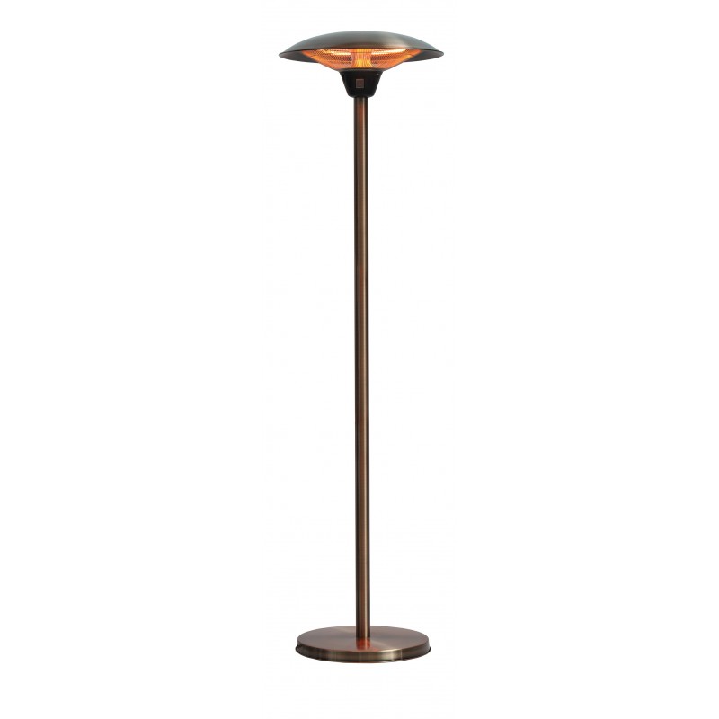 Fire Sense Frisco Brushed Copper Halogen Patio Heater (62220)