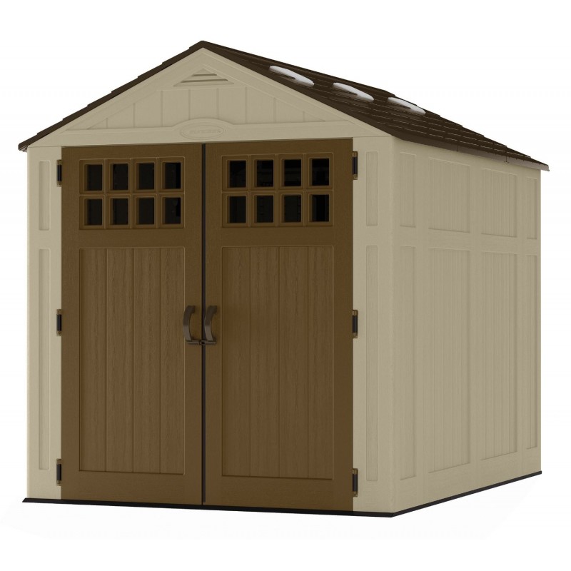 suncast 6x8 sierra storage shed kit w/ floor bms6800d