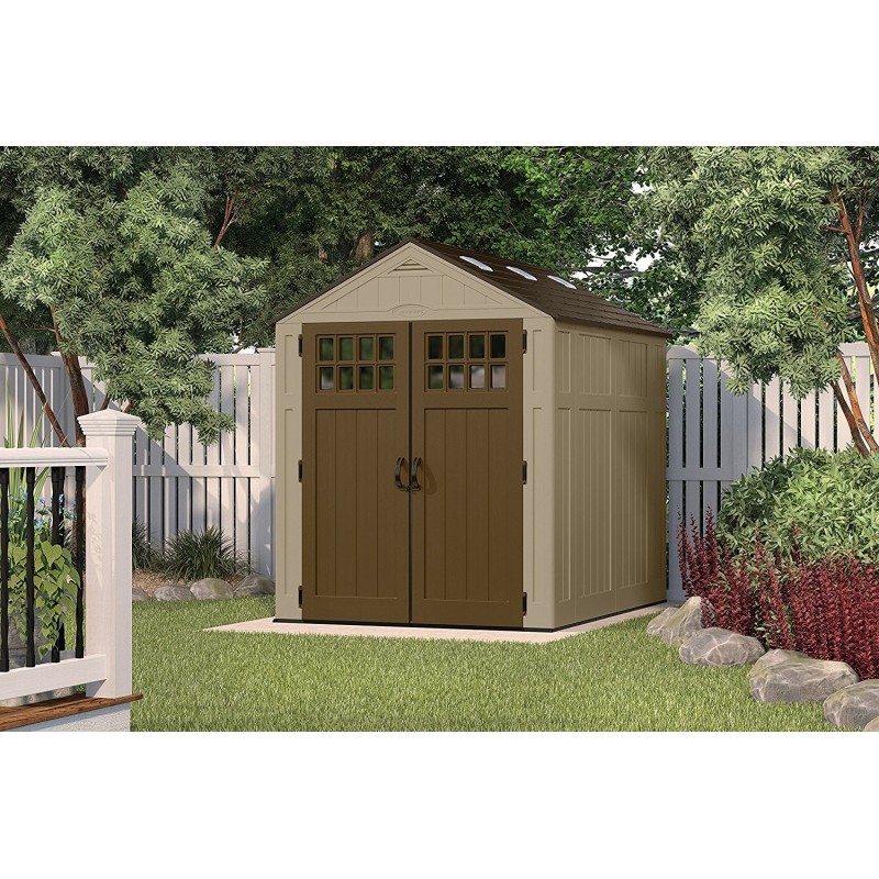 Suncast 6x8 Everett Storage Shed Kit w/ Floor (BMS6810D) Suncast 6x8 Everett Storage Shed Kit w/ Floor (BMS6810D)