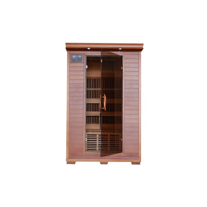 Yukon - Cedar 2 Person FAR Infrared Sauna With Carbon Heaters