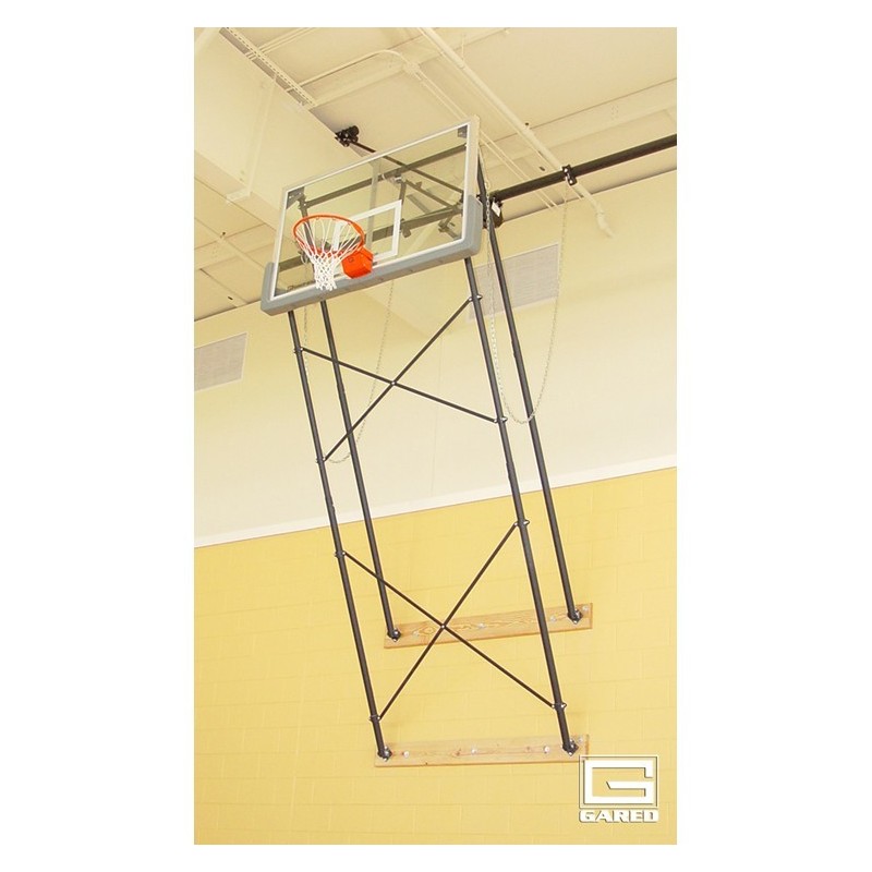 Gared Corner Mount Fold-Up Wall Mount Series, 6-9' Extension, Rectangular Board (2400-6094)