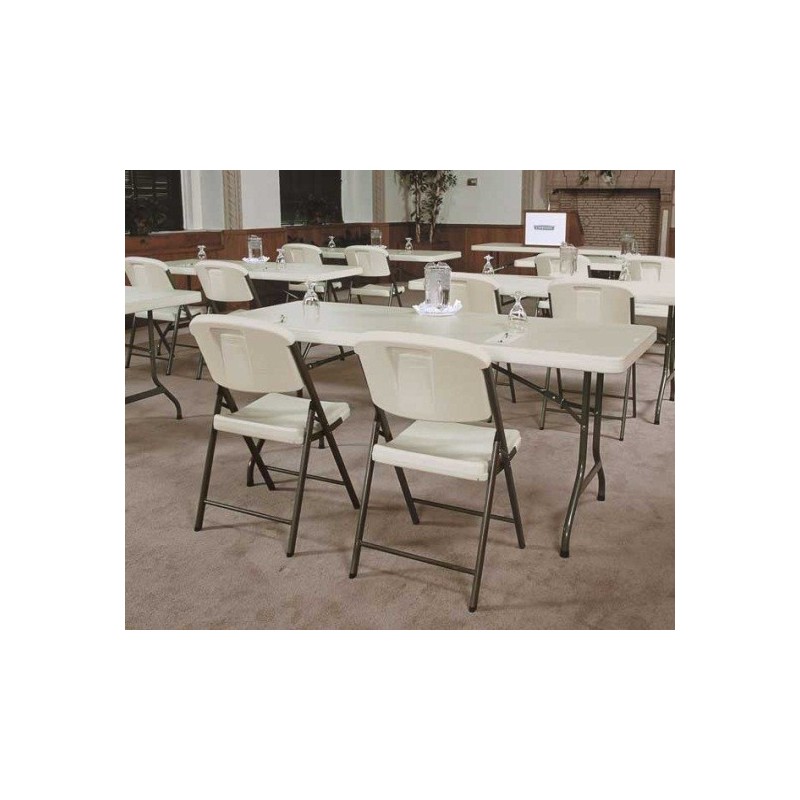 Lifetime Classic Commercial Folding Chairs 32 Pack - White (2802)